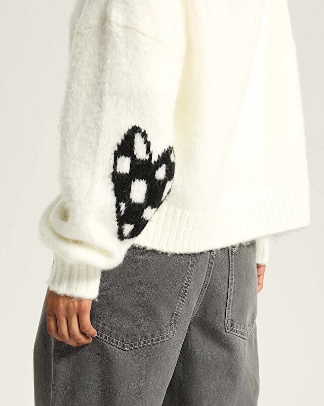 KAWAII SWEATER KAPÜŞONLU ÜST Marshmallow