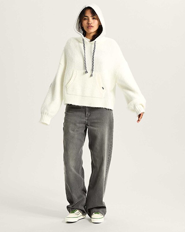 KAWAII SWEATER KAPÜŞONLU ÜST Marshmallow