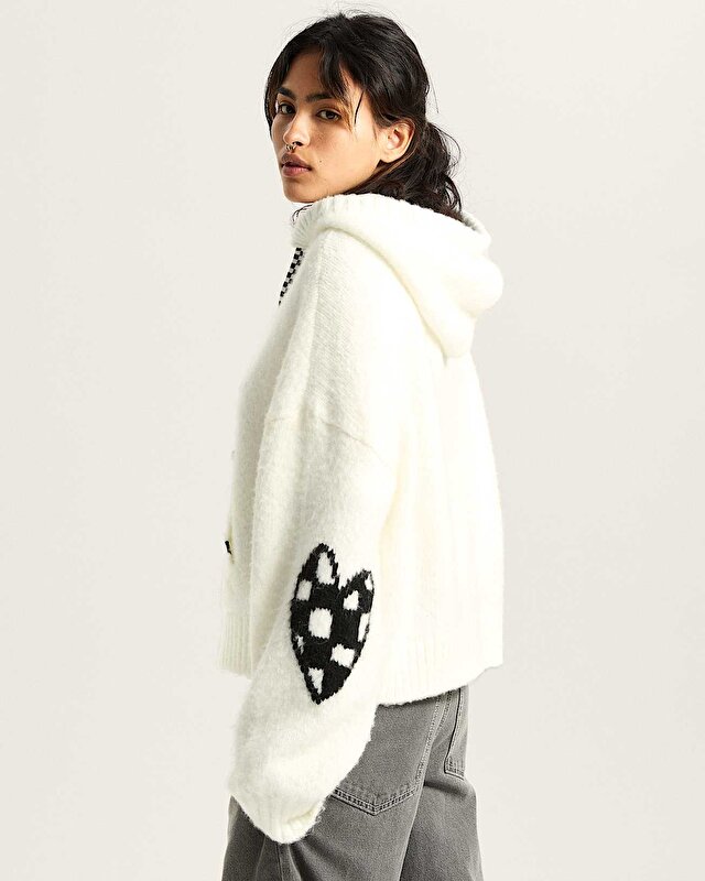 KAWAII SWEATER KAPÜŞONLU ÜST Marshmallow