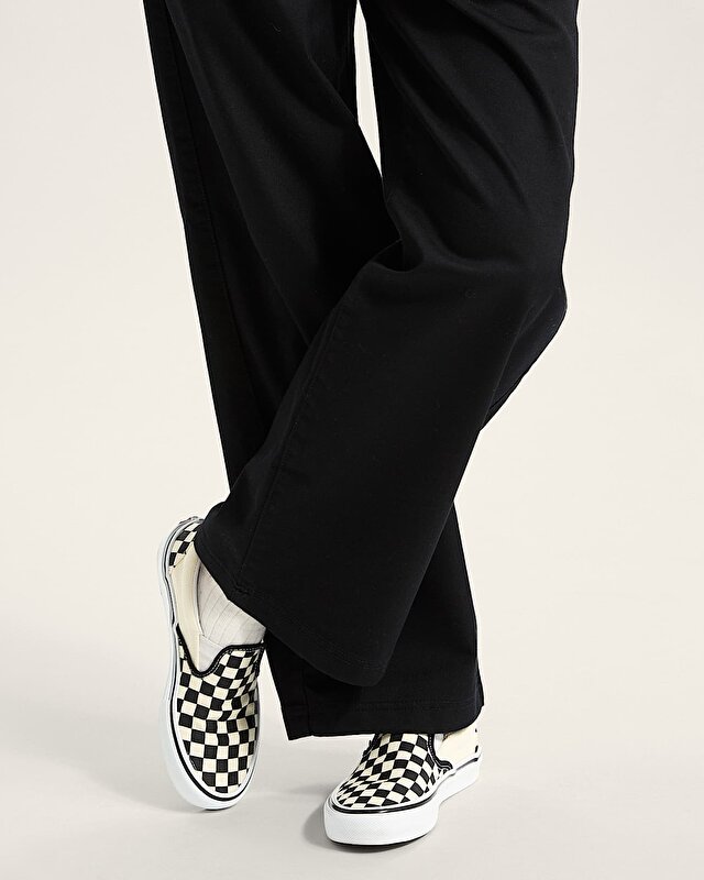 SKATE SLIP-ON AYAKKABI (Checkerboard) Black/Off