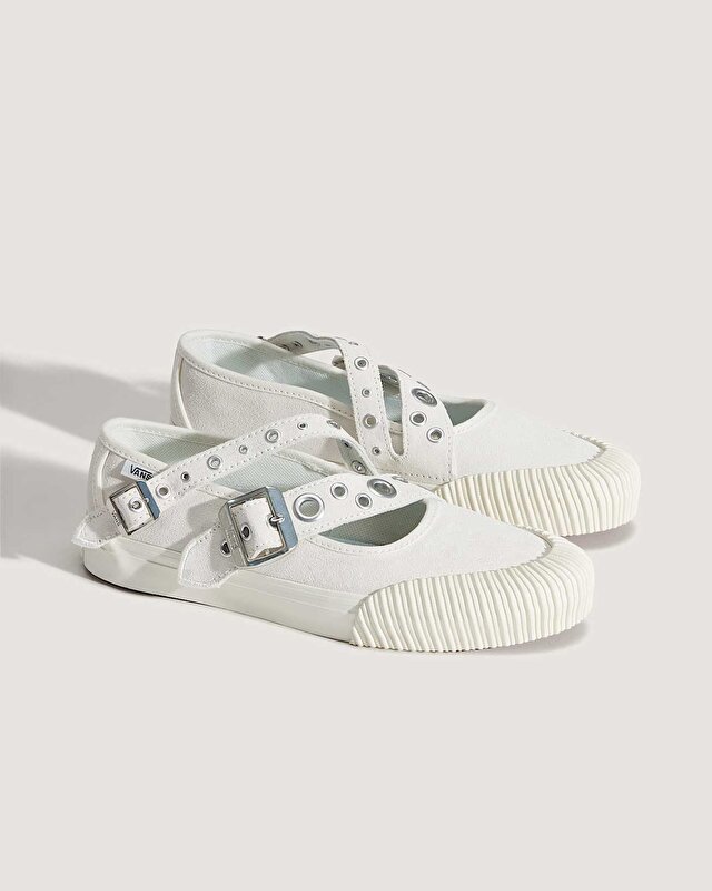 MARY JANE STRAPS AYAKKABI White