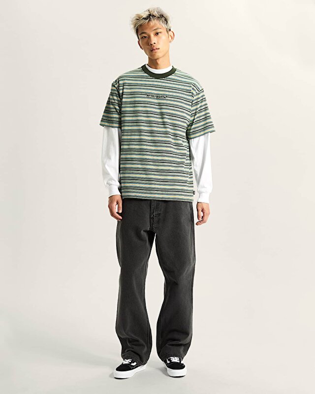 SKATE CHECK-5 LOOSE DENIM PANTOLON Black Denim
