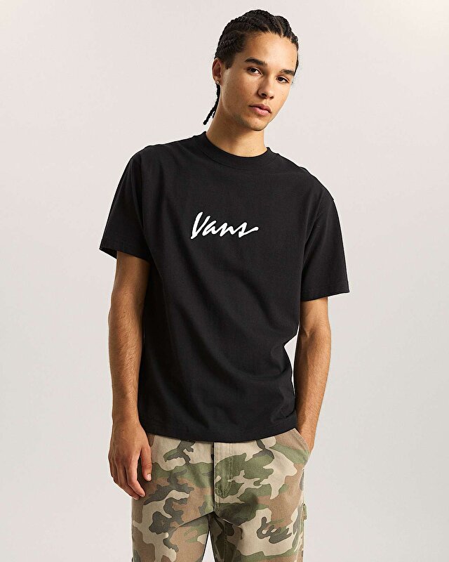 CLASSIC SCRIPT TİŞÖRT Black/White