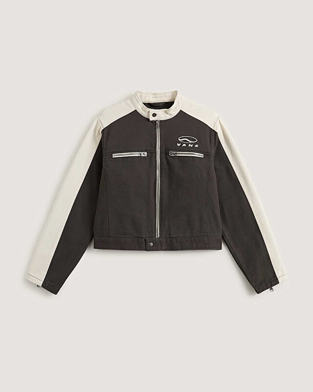 RYDEN BIKER CEKET Faded Black