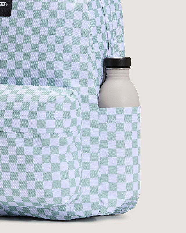 OLD SKOOL CHECK SIRT ÇANTASI Gray Olive