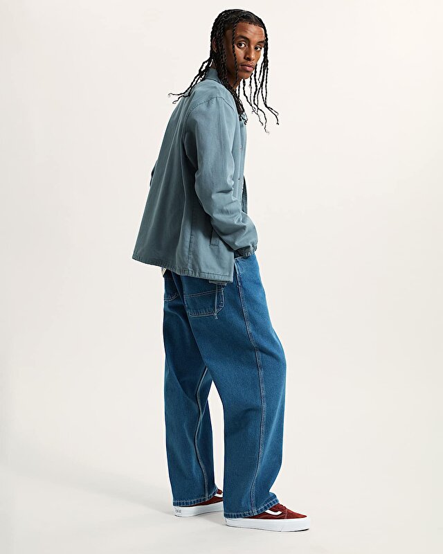 SKATE CHECK-5 LOOSE DENIM PANTOLON Vintage Indigo
