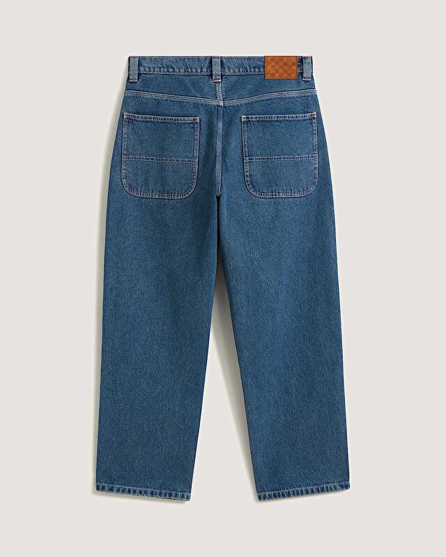 SKATE CHECK-5 LOOSE DENIM PANTOLON Vintage Indigo
