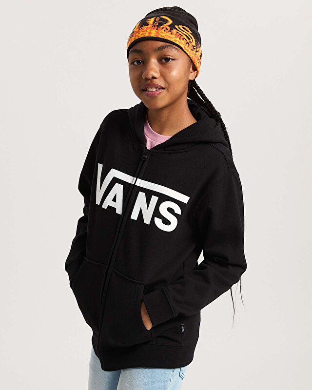 VANS CLASSIC II FERMUARLI SWEATSHIRT Black