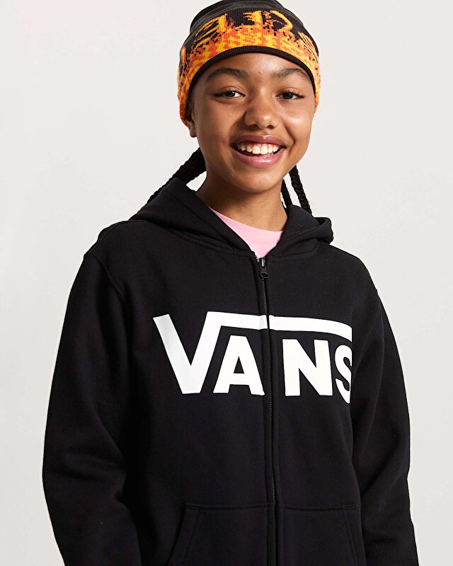 VANS CLASSIC II FERMUARLI SWEATSHIRT Black