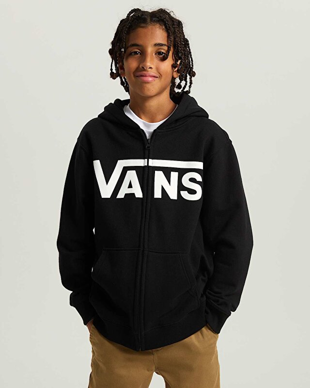 VANS CLASSIC II FERMUARLI SWEATSHIRT Black