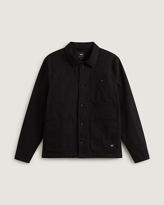 DRILL CHORE KANVAS CEKET Black