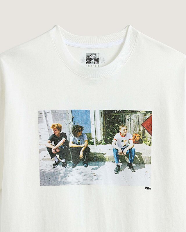 SKATE ATIBA HAZE CURB CREW TİŞÖRT White