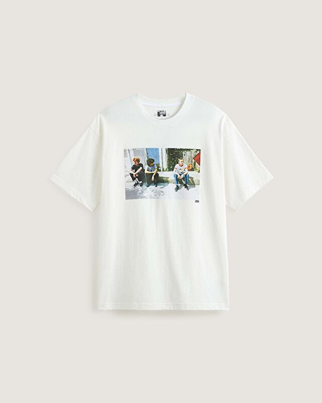 SKATE ATIBA HAZE CURB CREW TİŞÖRT White