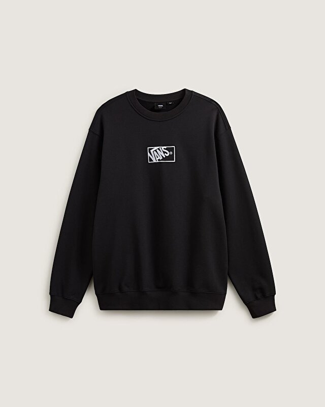 BLOCKED BOX CREW SWEATSHIRT Black