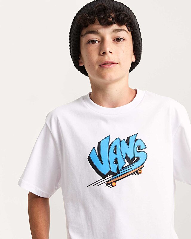 ERKEK ÇOCUK SK8 TİŞÖRT (8-14) YAŞ White
