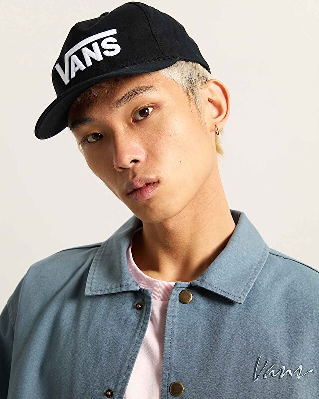 DROP V LOGO ŞAPKA Black
