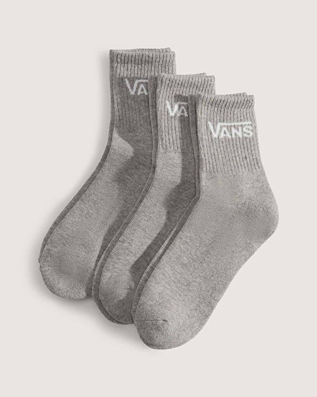 CLASSIC HALF CREW ÇORAP (3 ÇİFT) Heather Grey