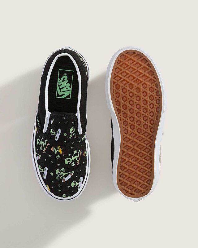 ÇOCUK SLIP-ON AYAKKABI (4-8 YAŞ) Black/Green