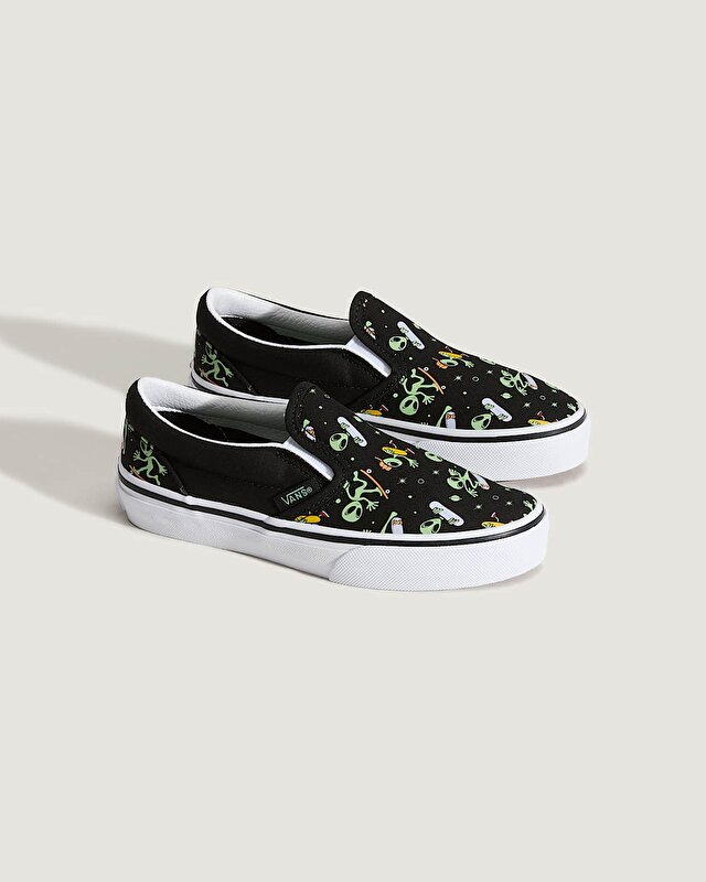 ÇOCUK SLIP-ON AYAKKABI (4-8 YAŞ) Black/Green