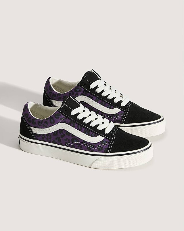 OLD SKOOL AYAKKABI Leopard/Purple