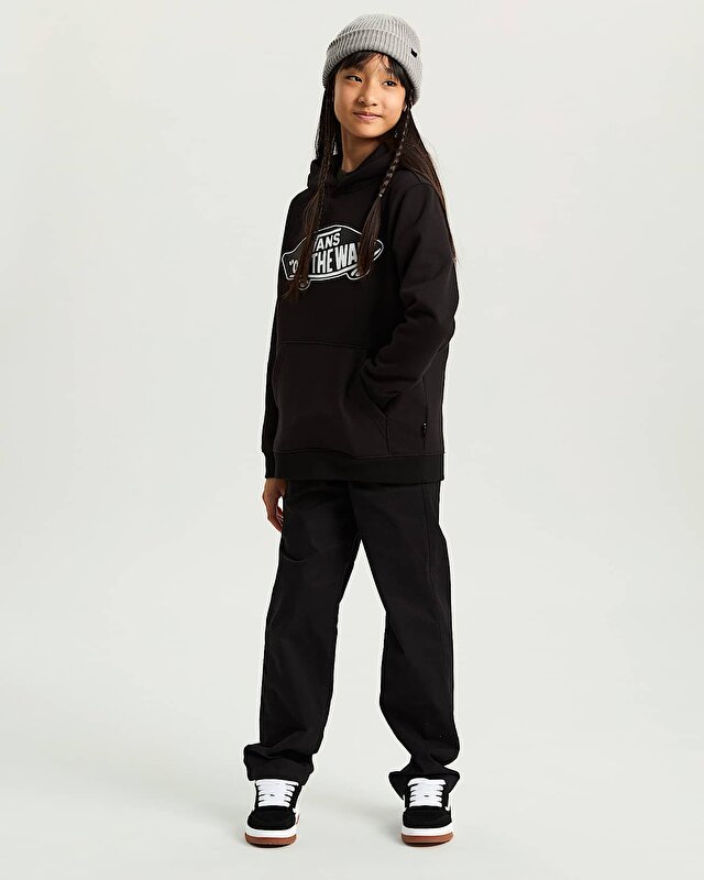 ÇOCUK STYLE 76 KAPÜŞONLU ÜST (8-14 YAŞ) Black