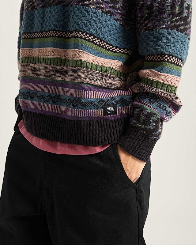 BOYER CREW SWEATSHIRT Black/Stargazer