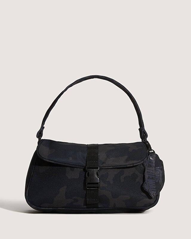 HOOKED ON ÇAPRAZ ASILAN ÇANTA Black Camo