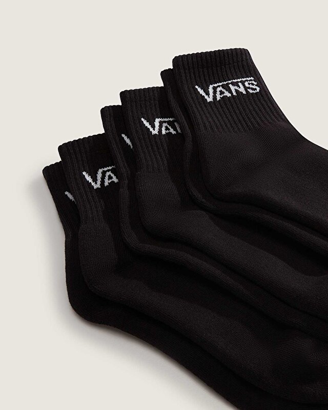 CLASSIC HALF CREW ÇORAP (3 ÇİFT) Black