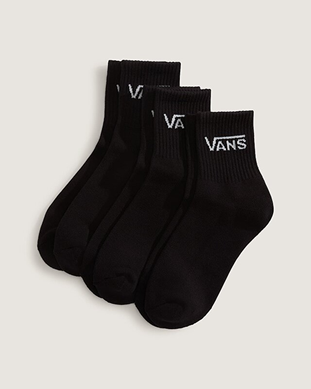 CLASSIC HALF CREW ÇORAP (3 ÇİFT) Black