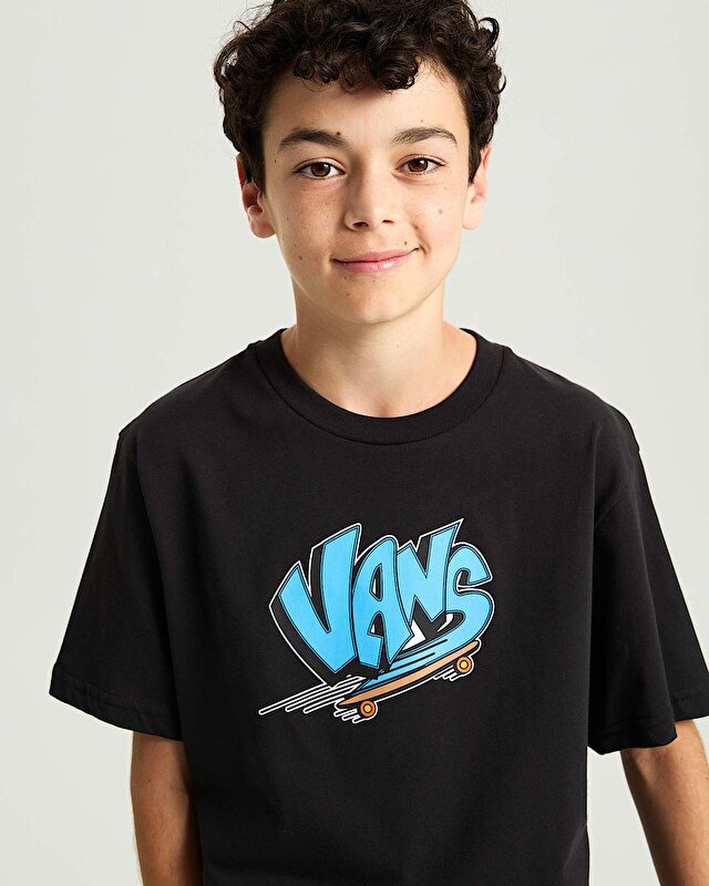 ÇOCUK VANS SK8 TİŞÖRT (8-14 YAŞ) Black