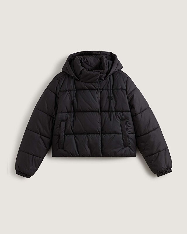 HILLGATE CROPPED PUFFER CEKET Black