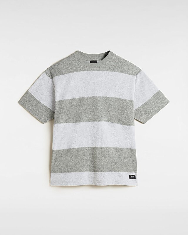 BERGMAN STRIPE TİŞÖRT Cement Heather