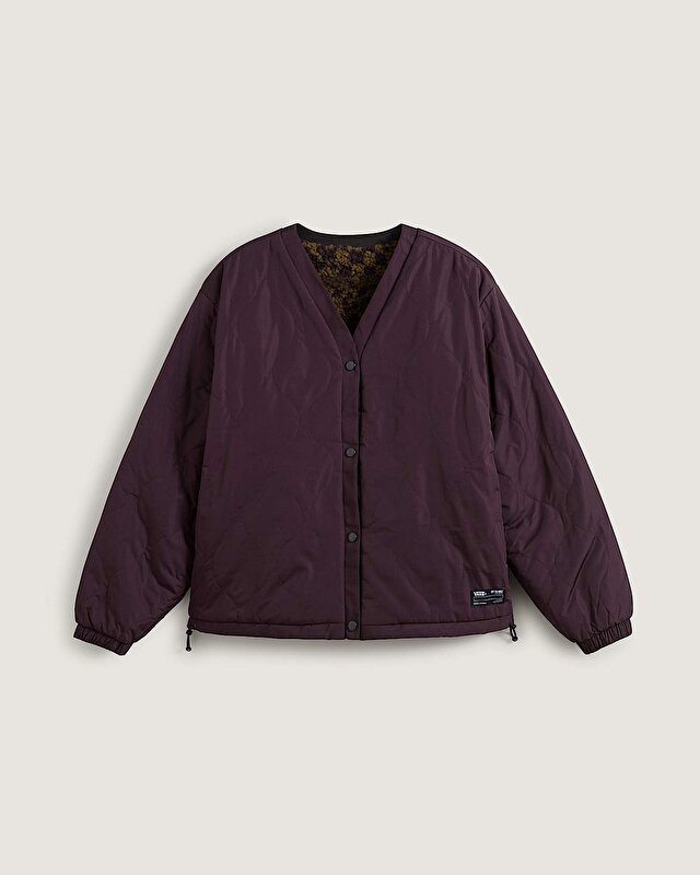 SUFFOLK CHEETAH CHECK PILE CEKET Dark Port