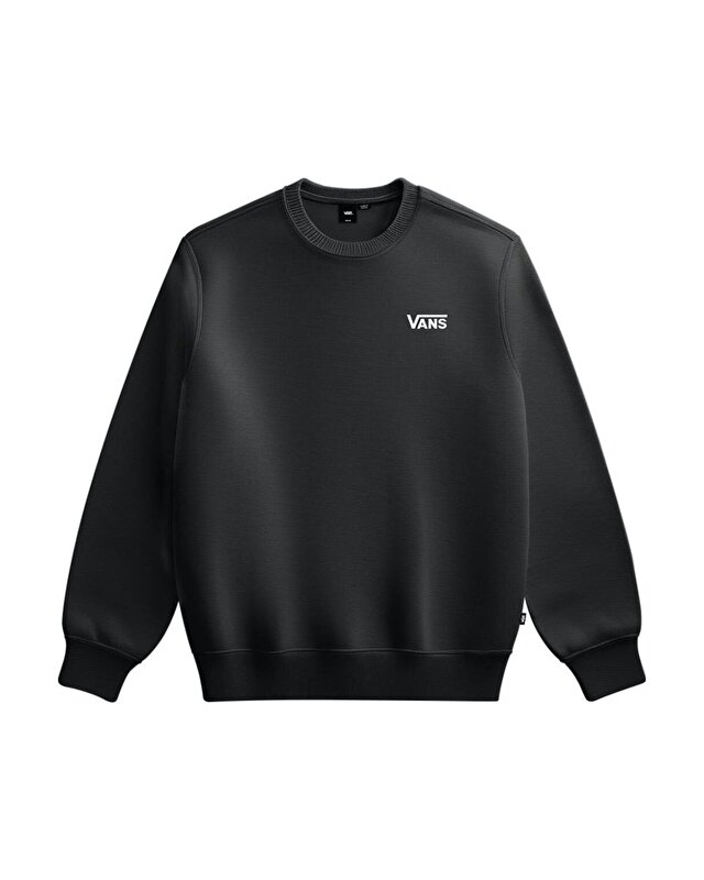LEFT CHEST CREW SWEATSHIRT Black
