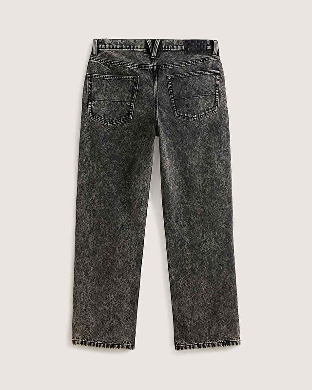 CHECK-5 LOOSE DENIM PANTOLON Black
