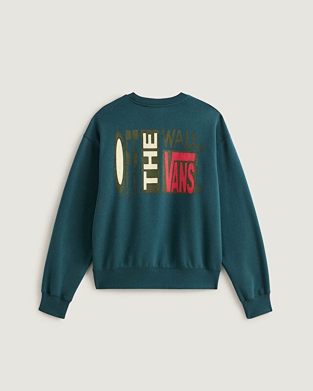 STRETCH STACK CRACKLE CREW SWEATSHIRT Mystic Moss