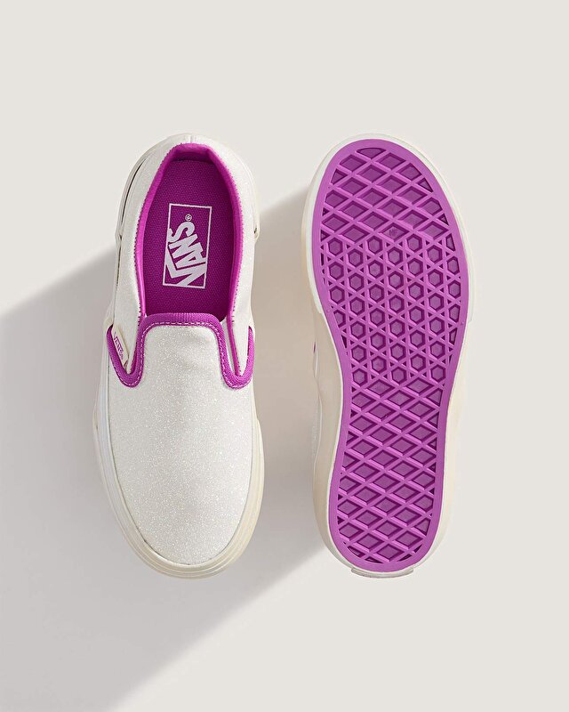 ÇOCUK CLASSIC SLIP-ON AYAKKABI (4-8 YAŞ) White/Purple
