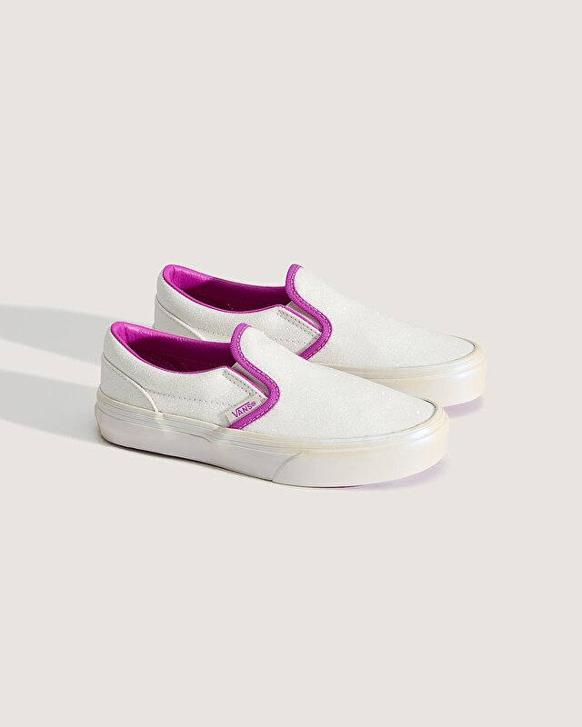 ÇOCUK CLASSIC SLIP-ON AYAKKABI (4-8 YAŞ) White/Purple