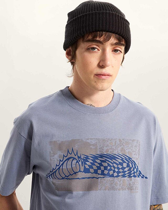 WAVE CHECK TİŞÖRT Glacial Slate