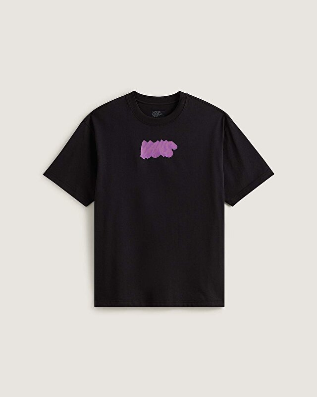 STONE SWIRL LOOSE TİŞÖRT Black