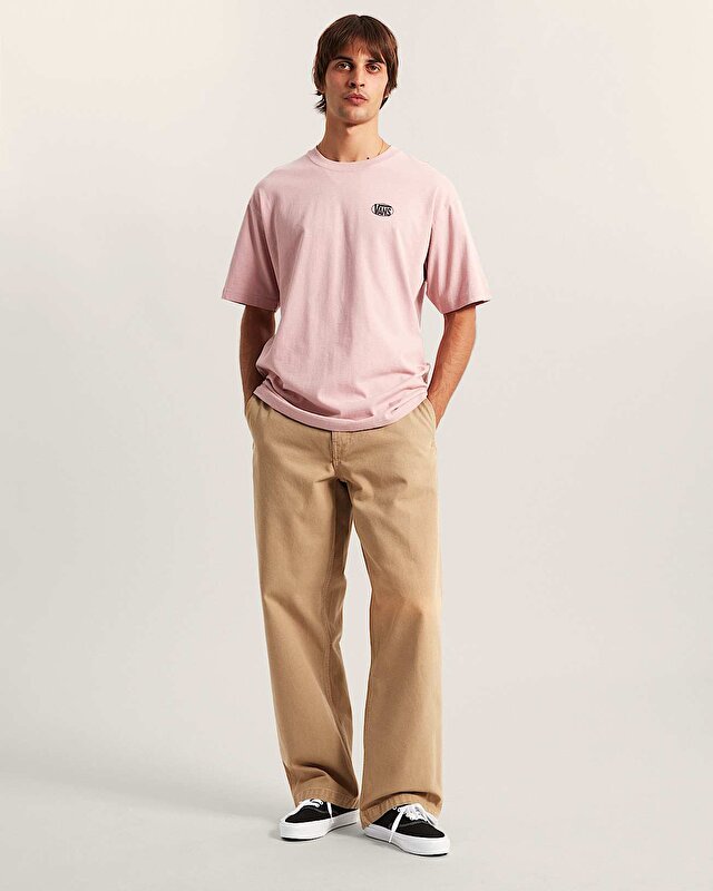 OVAL LOGO LOOSE TİŞÖRT Misty Mauve