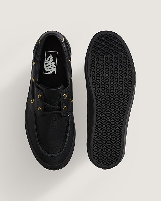 2-EYELET BOAT SHOE AYAKKABI Black