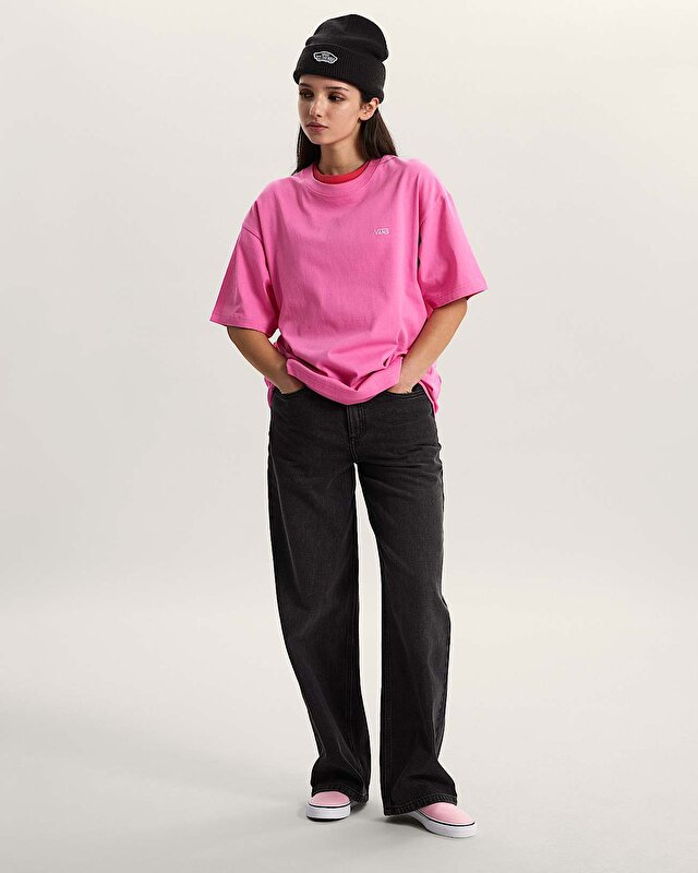 LEFT CHEST II LOOSE TİŞÖRT Pink Fizz