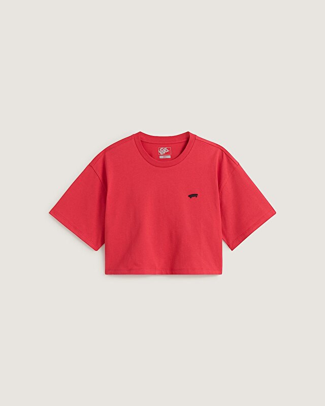 SALTON RELAX CROP TİŞÖRT Crimson Haze