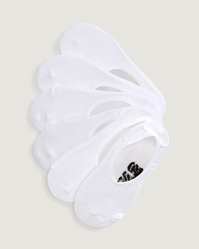 CLASSIC NO SHOW ÇORAP (3 ÇİFT) White