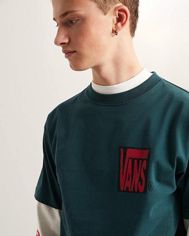 STRETCH STACK CRACKLE TİŞÖRT Mystic Moss