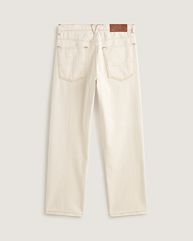 PREMIUM CHECK-5 LOOSE DENIM PANTOLON Natural Seed