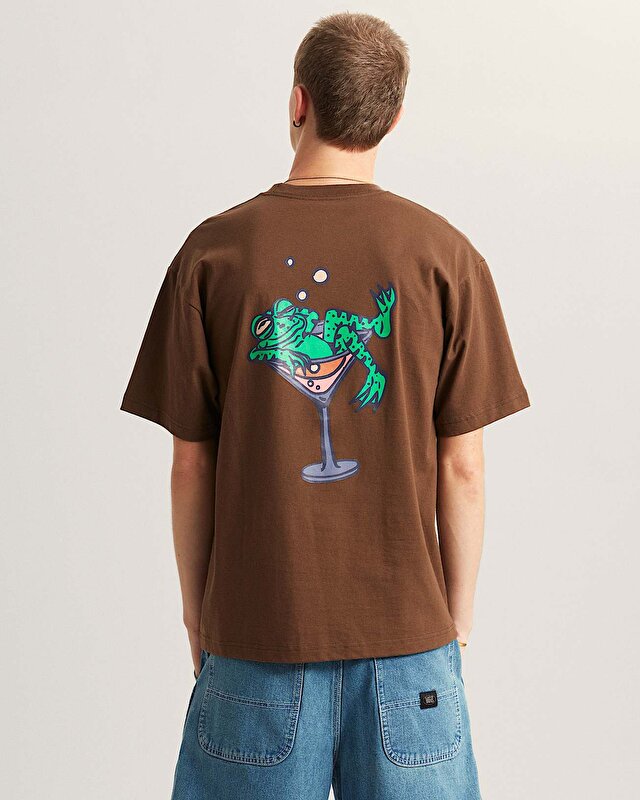 BAR HOOPER TİŞÖRT Vintage Cocoa