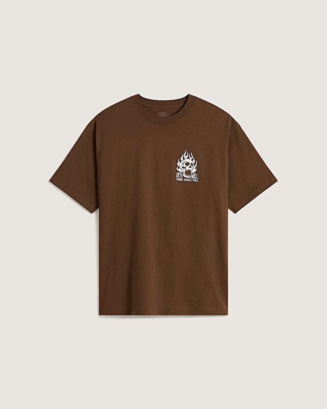 OFF THE WALL FEVER TİŞÖRT Vintage Cocoa
