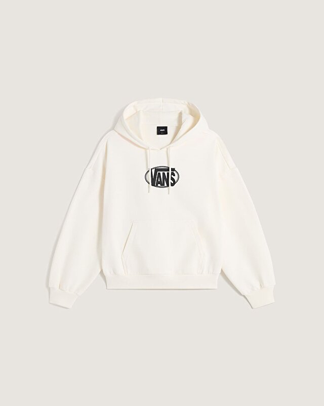 OVAL LOGO RETRO KAPÜŞONLU ÜST Egret